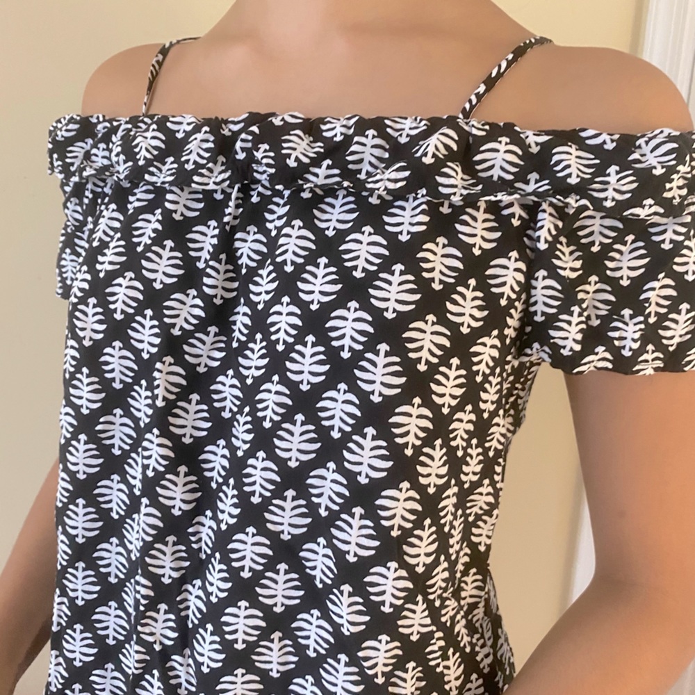 Off the shoulder pattern top